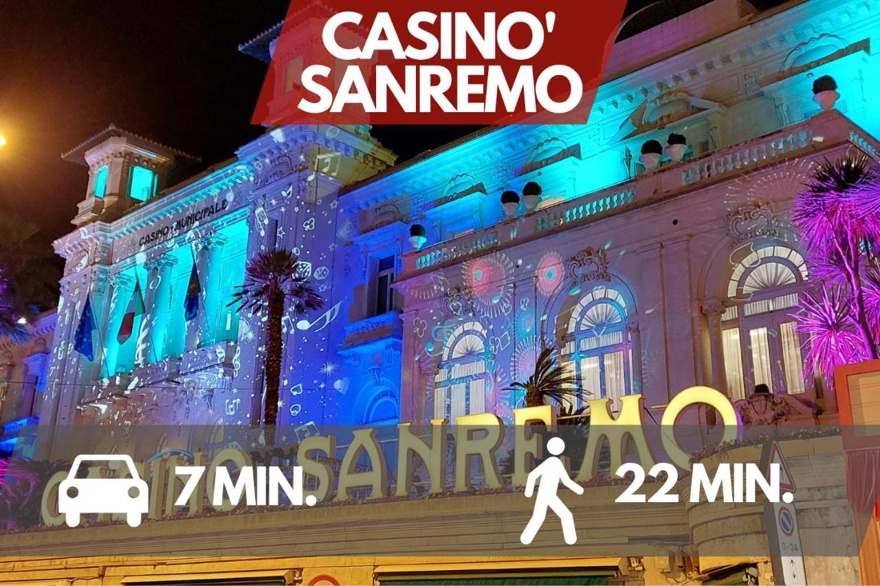 Free Parking-Sea View, With Pool & Garden Daire Sanremo Dış mekan fotoğraf